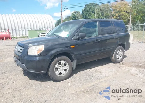 2007 Honda Pilot Lx из США, поврежденный, VIN 5FNYF181X7B007280